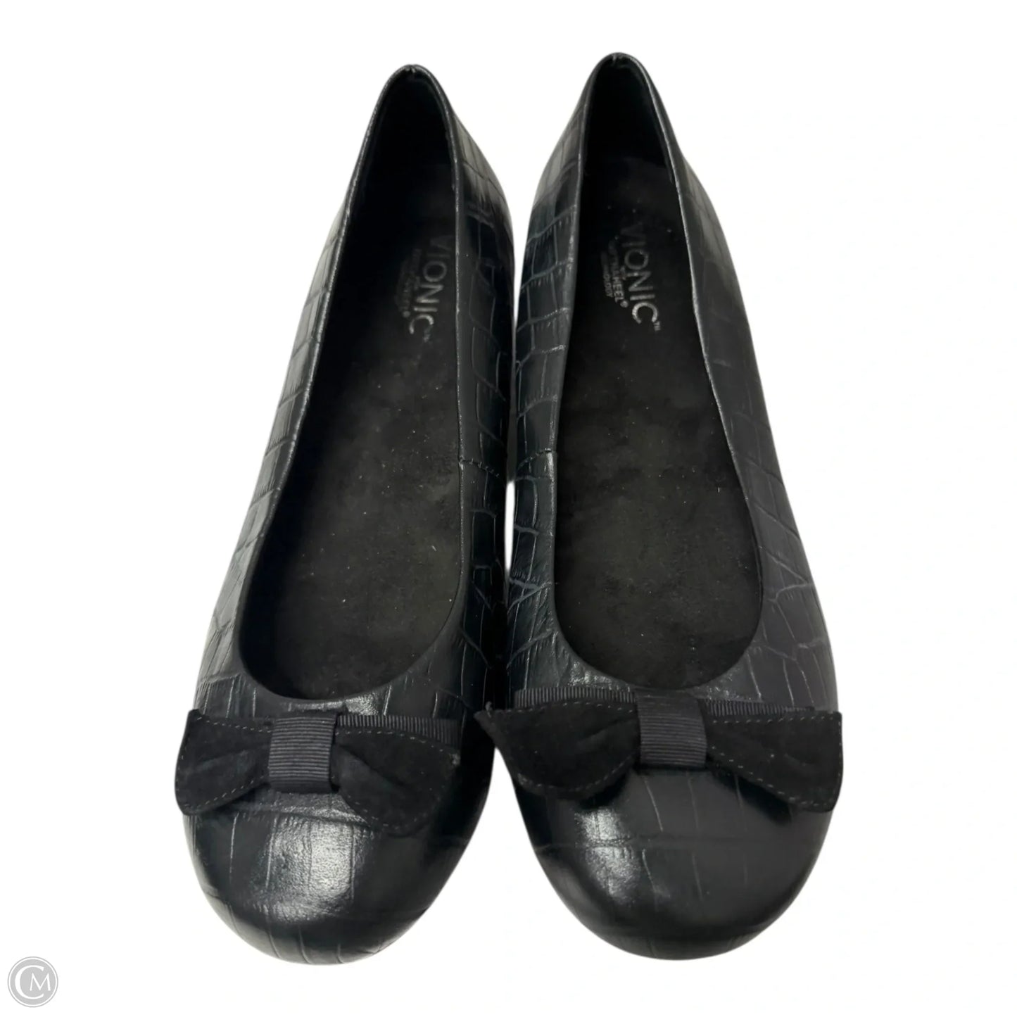 Shoes Flats By Vionic In Black, Size: 9.5