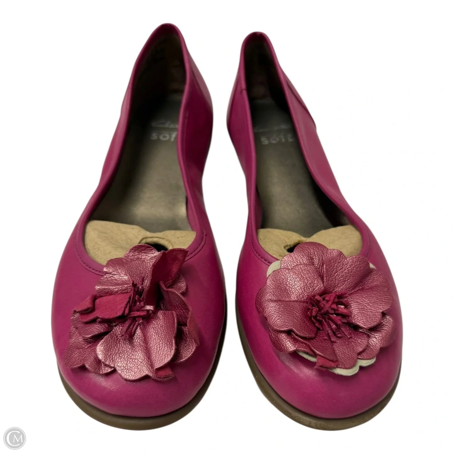 Shoes Flats By Clarks In Pink, Size: 9.5