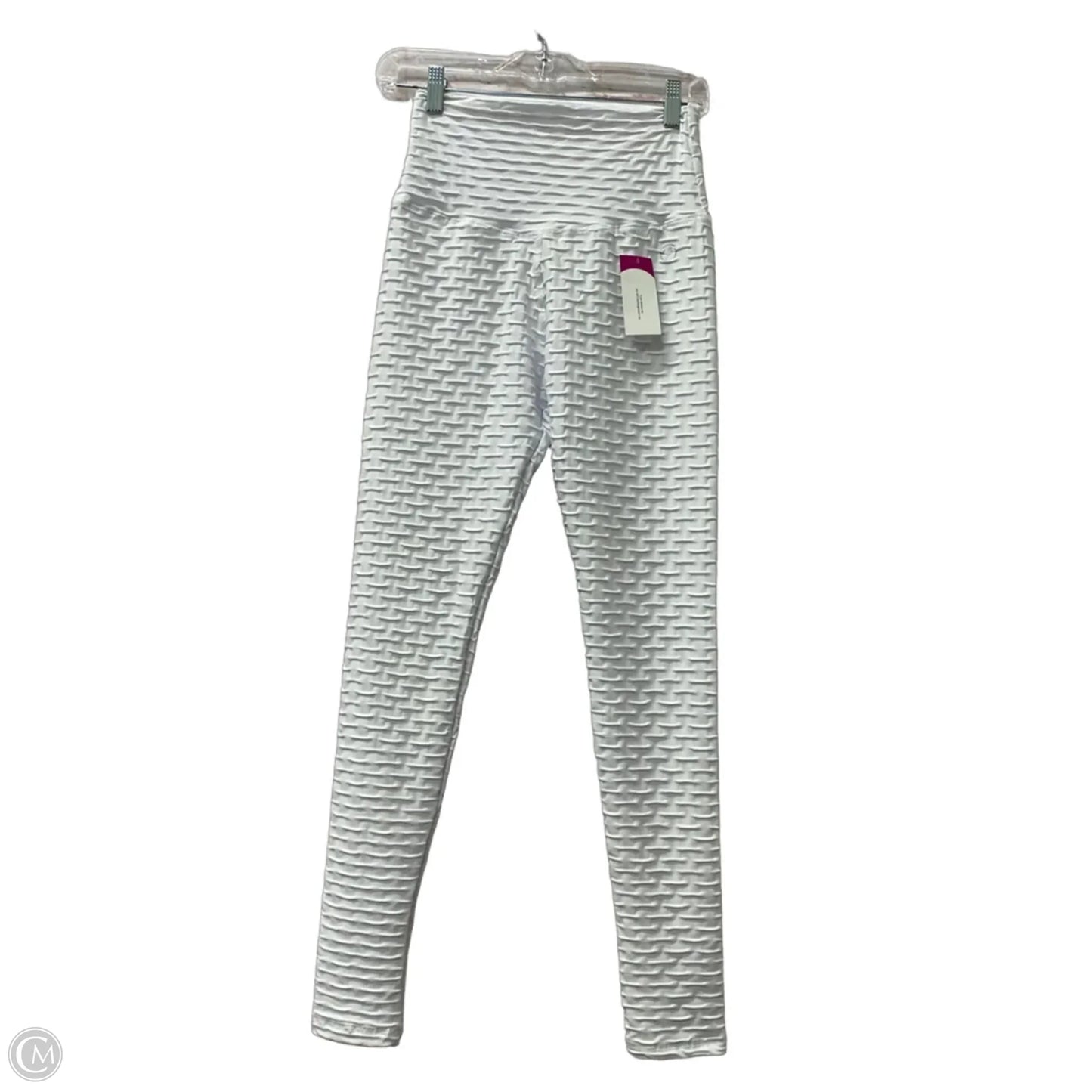 Athletic Leggings By Abs In White, Size: L