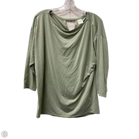 Top Long Sleeve By Athleta In Green, Size: S