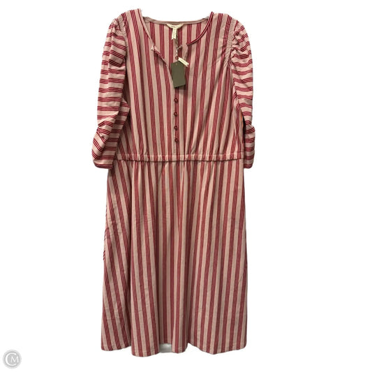 Dress Casual Maxi By Matilda Jane In Red, Size: Xxl