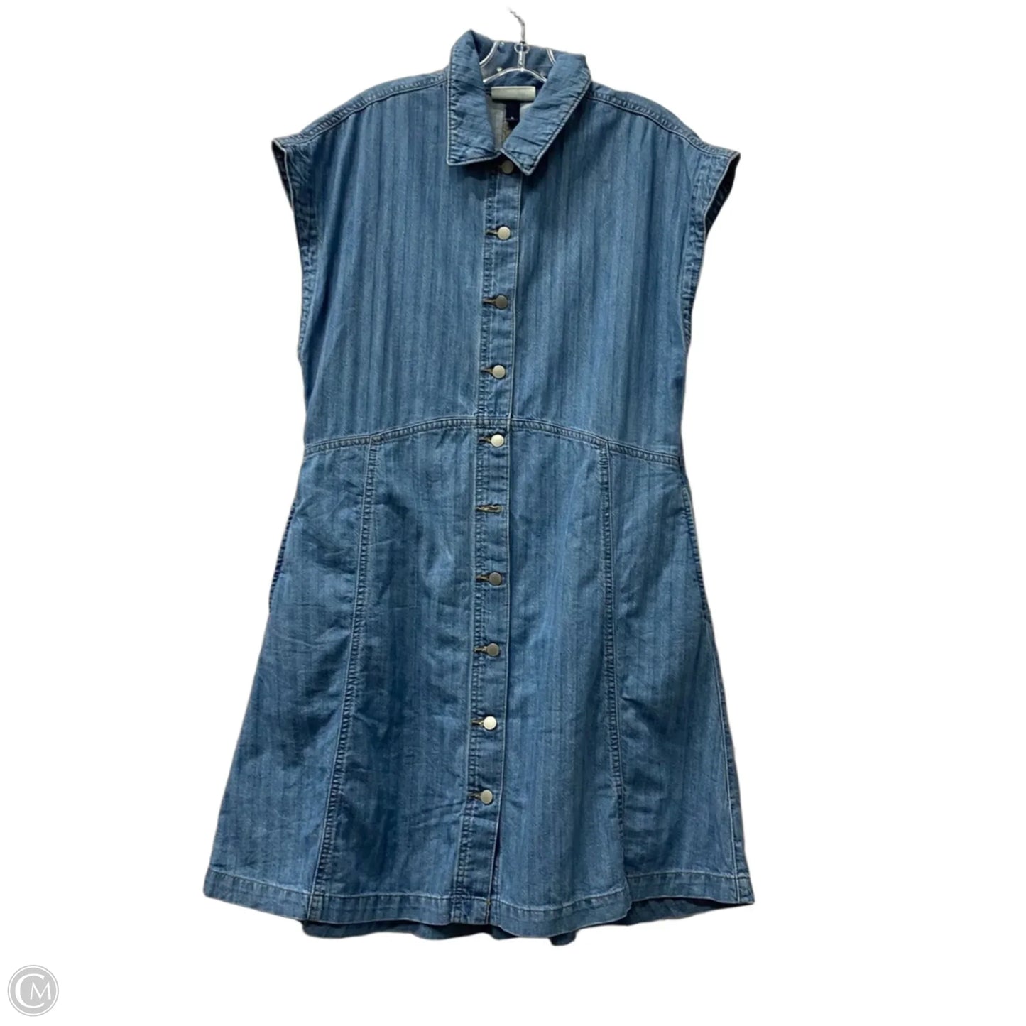 Dress Casual Short By Universal Thread In Blue Denim, Size: M