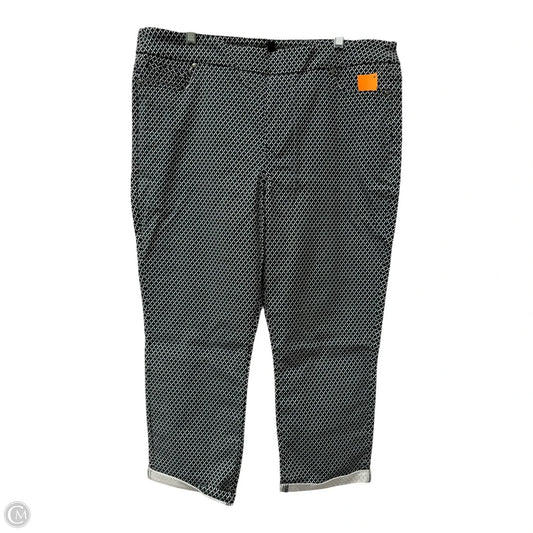 Capris By Mario Serrani In Navy, Size: 16