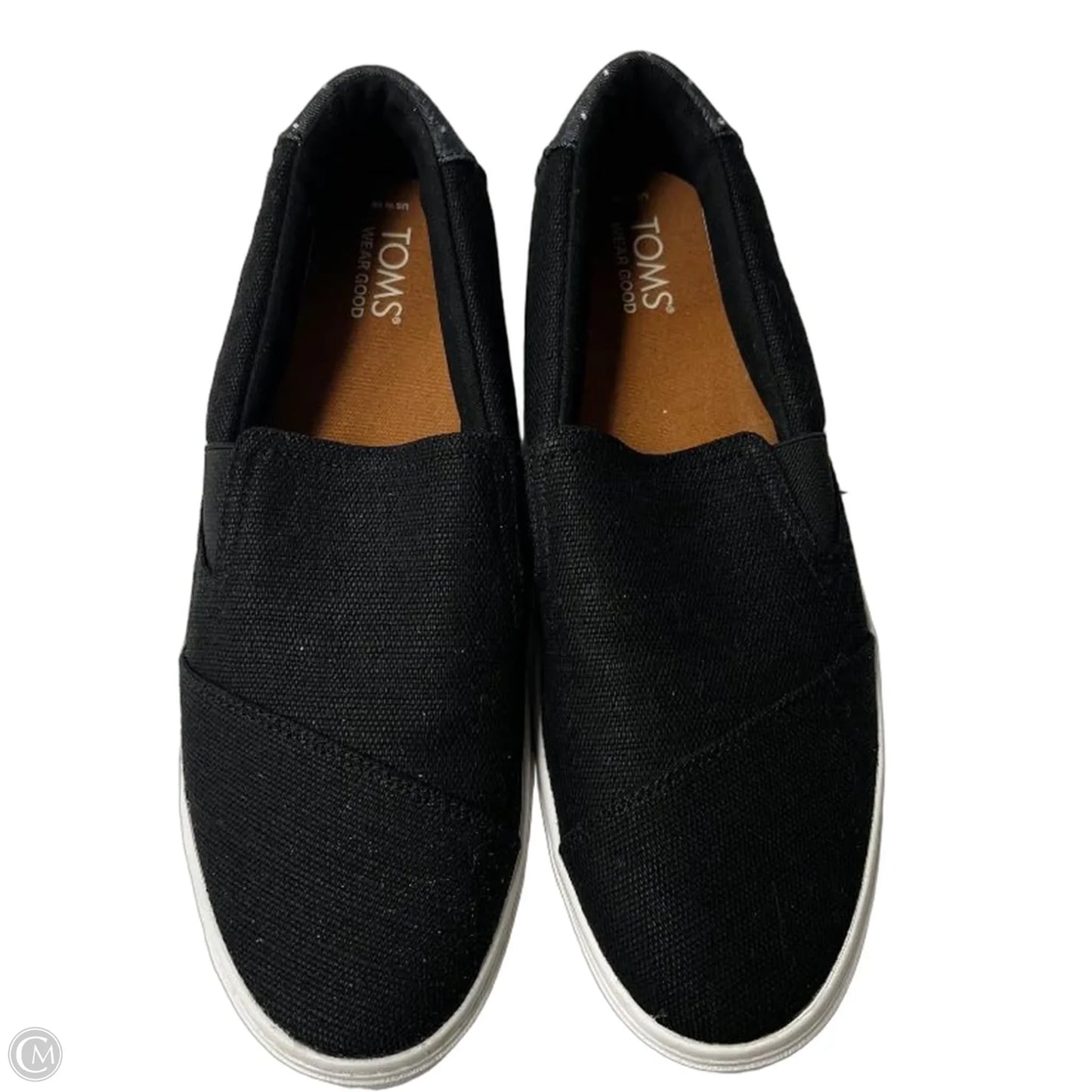 Shoes Sneakers By Toms In Black, Size: 10