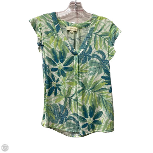 Top Short Sleeve By Cynthia Rowley In Green, Size: Xs