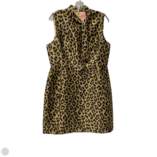 Dress Designer By Kate Spade In Animal Print, Size: L