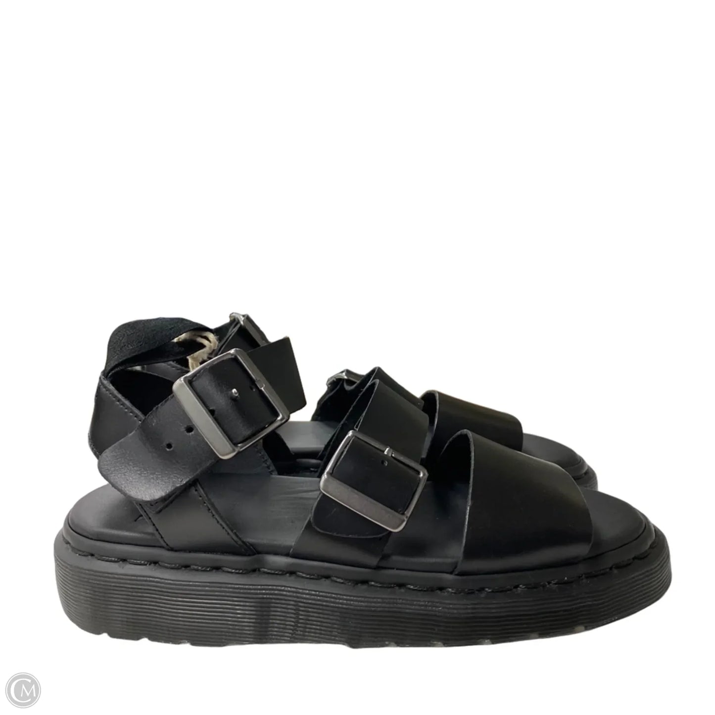 Sandals Flats By Dr Martens In Black, Size: 6