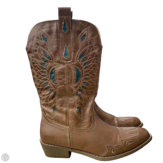 Boots Western By Coconuts In Tan, Size: 8.5