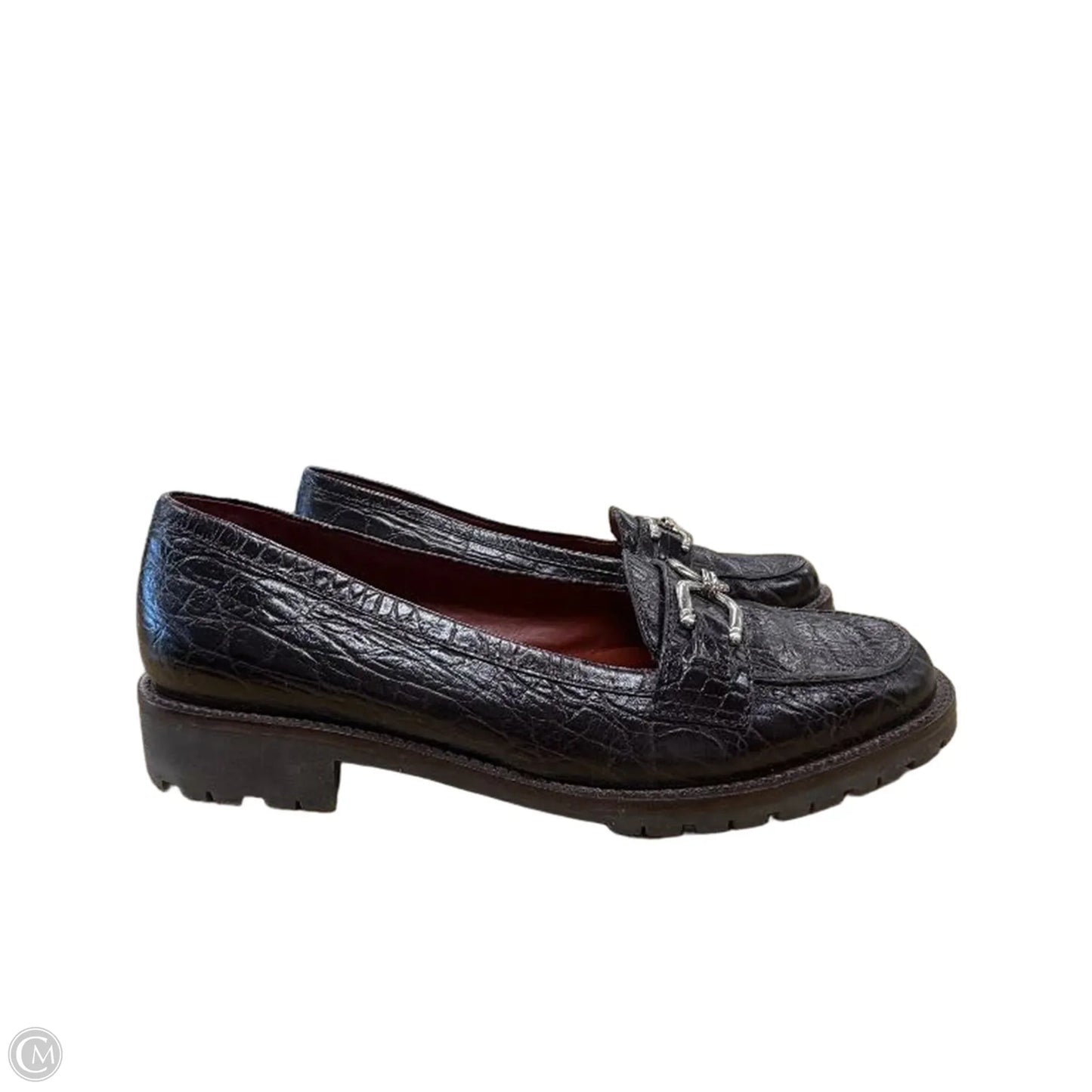 Shoes Flats By Talbots In Maroon, Size: 8.5