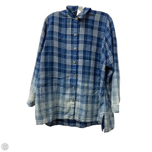 Top Long Sleeve By J. Jill In Blue, Size: Xl