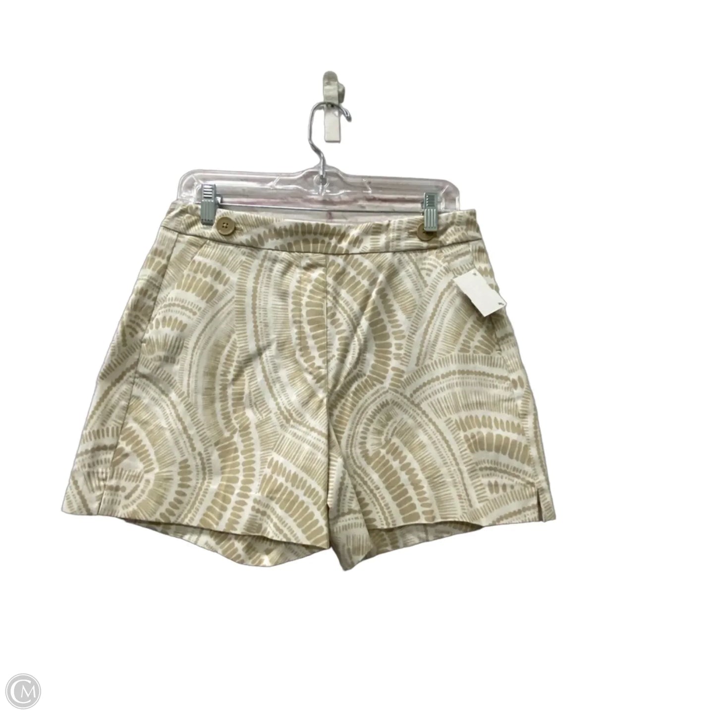 Shorts By White House Black Market In Tan & White, Size: 8