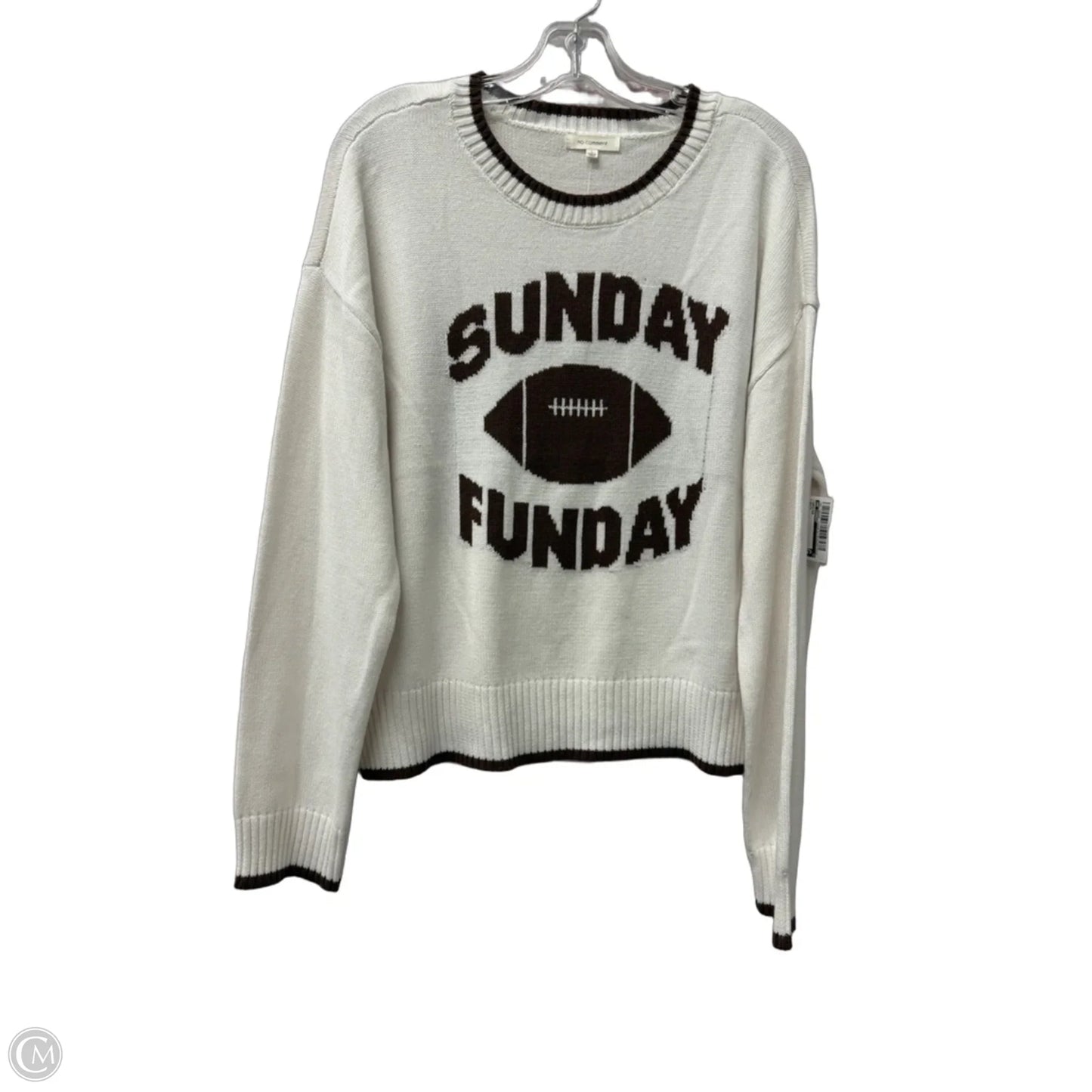 Sweater By No Comment In White, Size: L