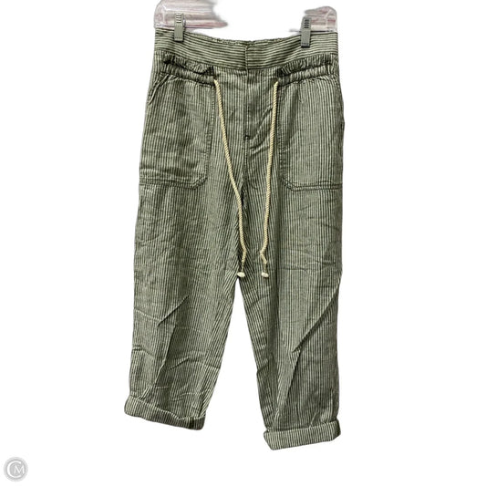 Pants Linen By Anthropologie In Green, Size: Xs