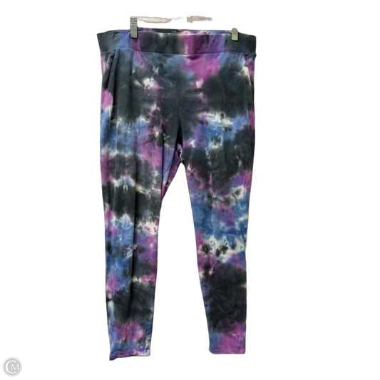 Pants Leggings By Torrid In Tie Dye Print, Size: 2x