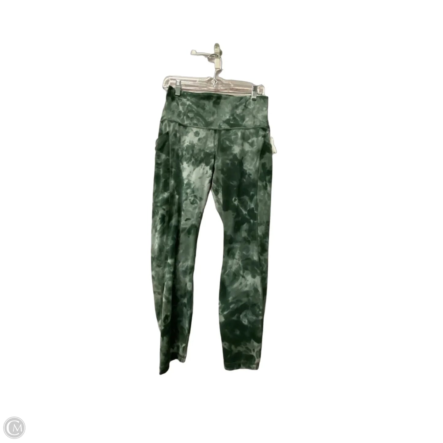 Athletic Leggings By Lululemon In Green, Size: 10