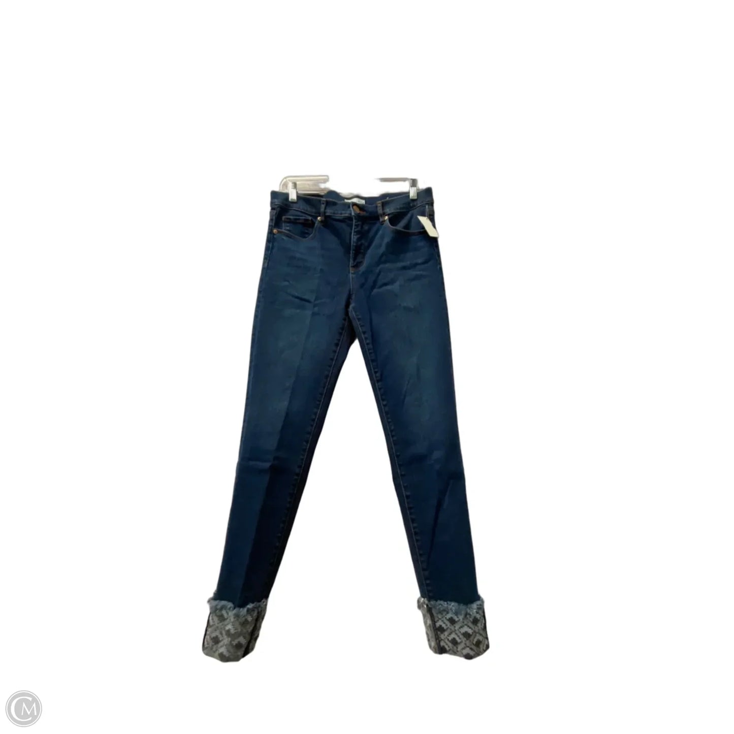 Jeans Cropped By Loft In Blue, Size: 8