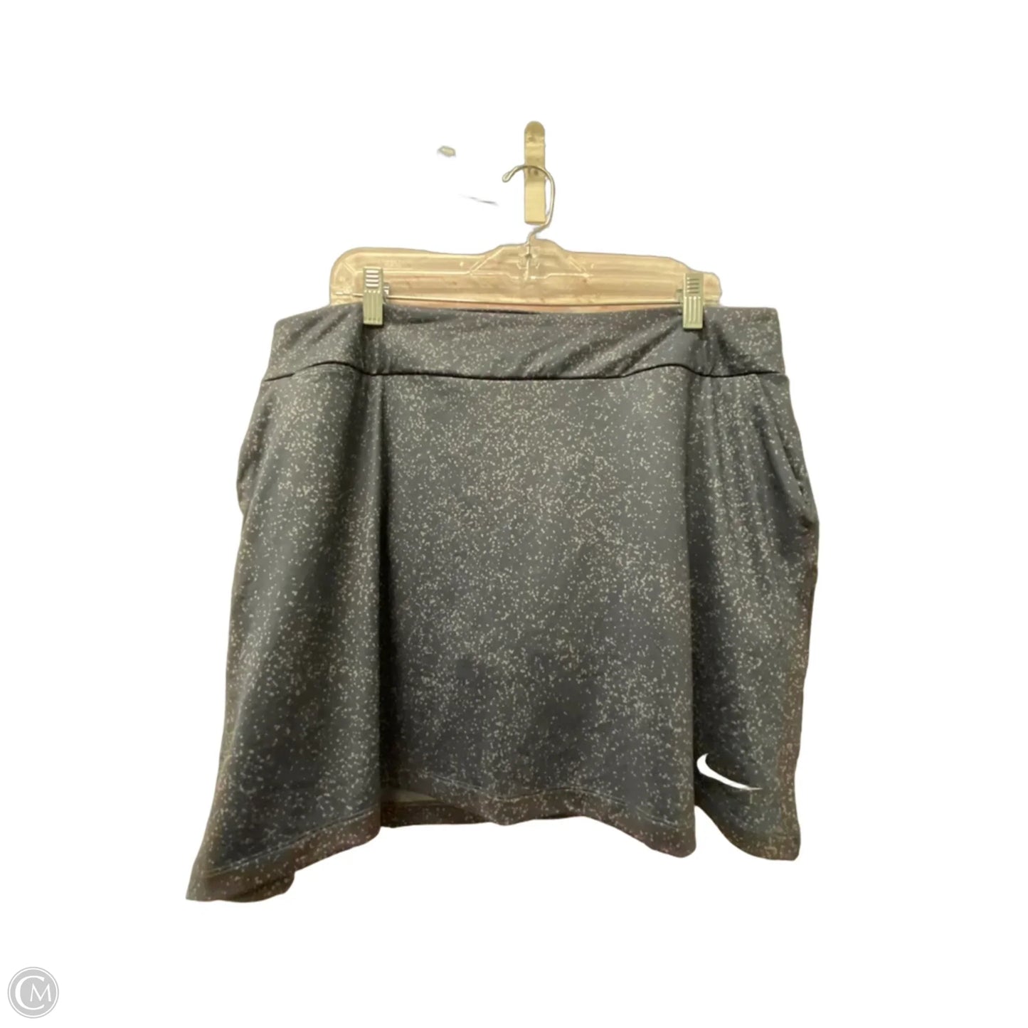 Athletic Skort By Nike In Grey, Size: Xl