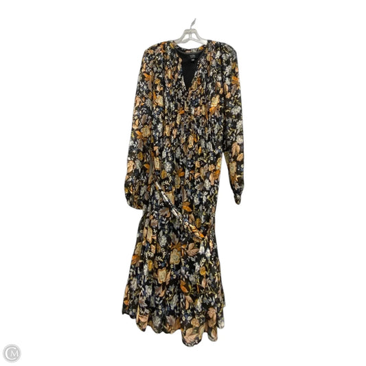 Dress Casual Midi By Msk In Multi-colored, Size: 22