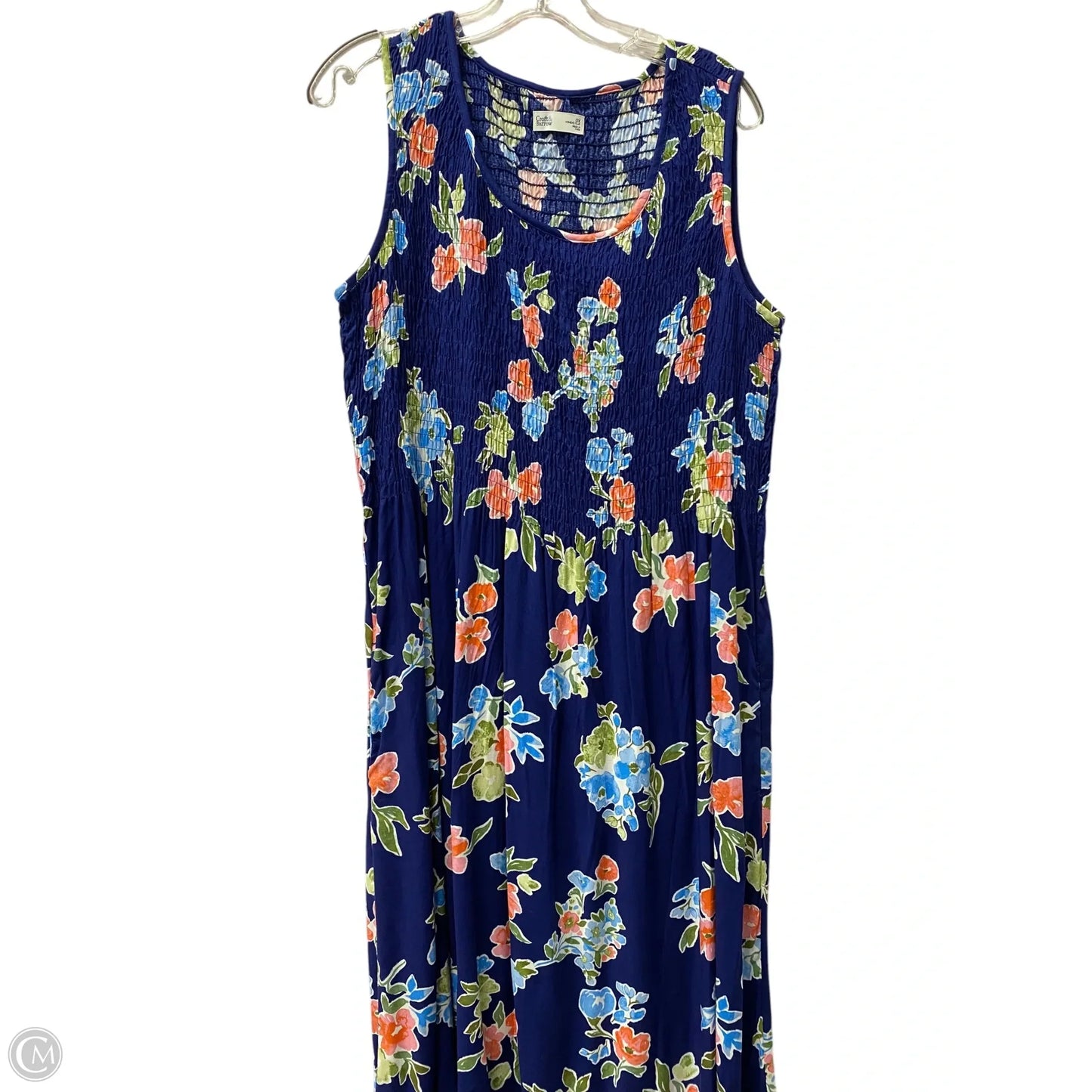 Dress Casual Short By Croft And Barrow In Blue, Size: 0x