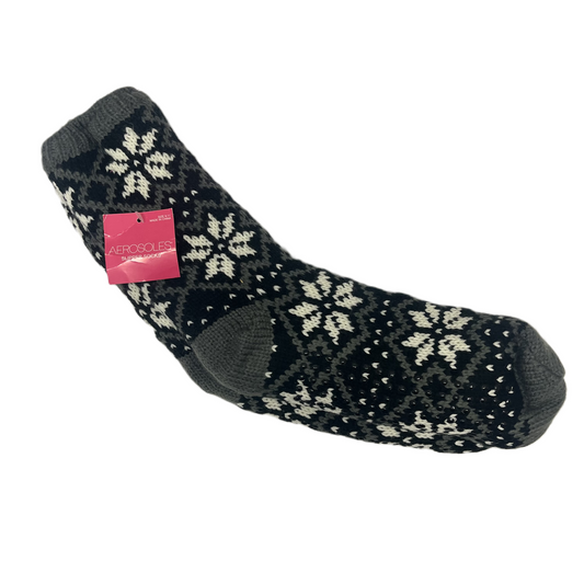 Socks By Aerosoles In Black & Grey