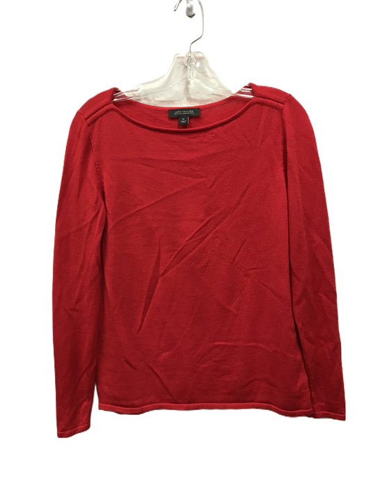 Red Sweater By Ann Taylor, Size: Petite  M