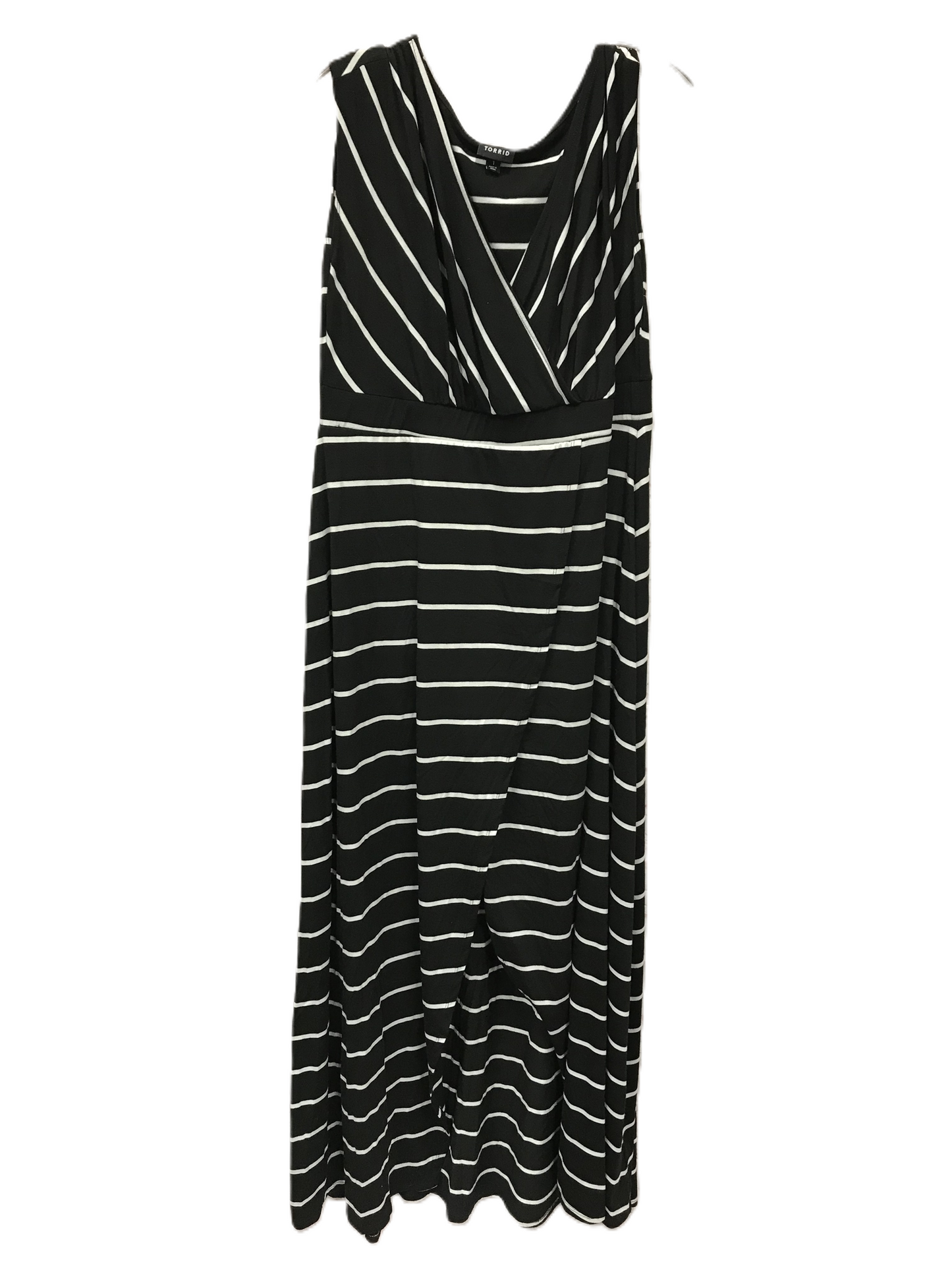 Black Dress Casual Maxi By Torrid, Size: 1x