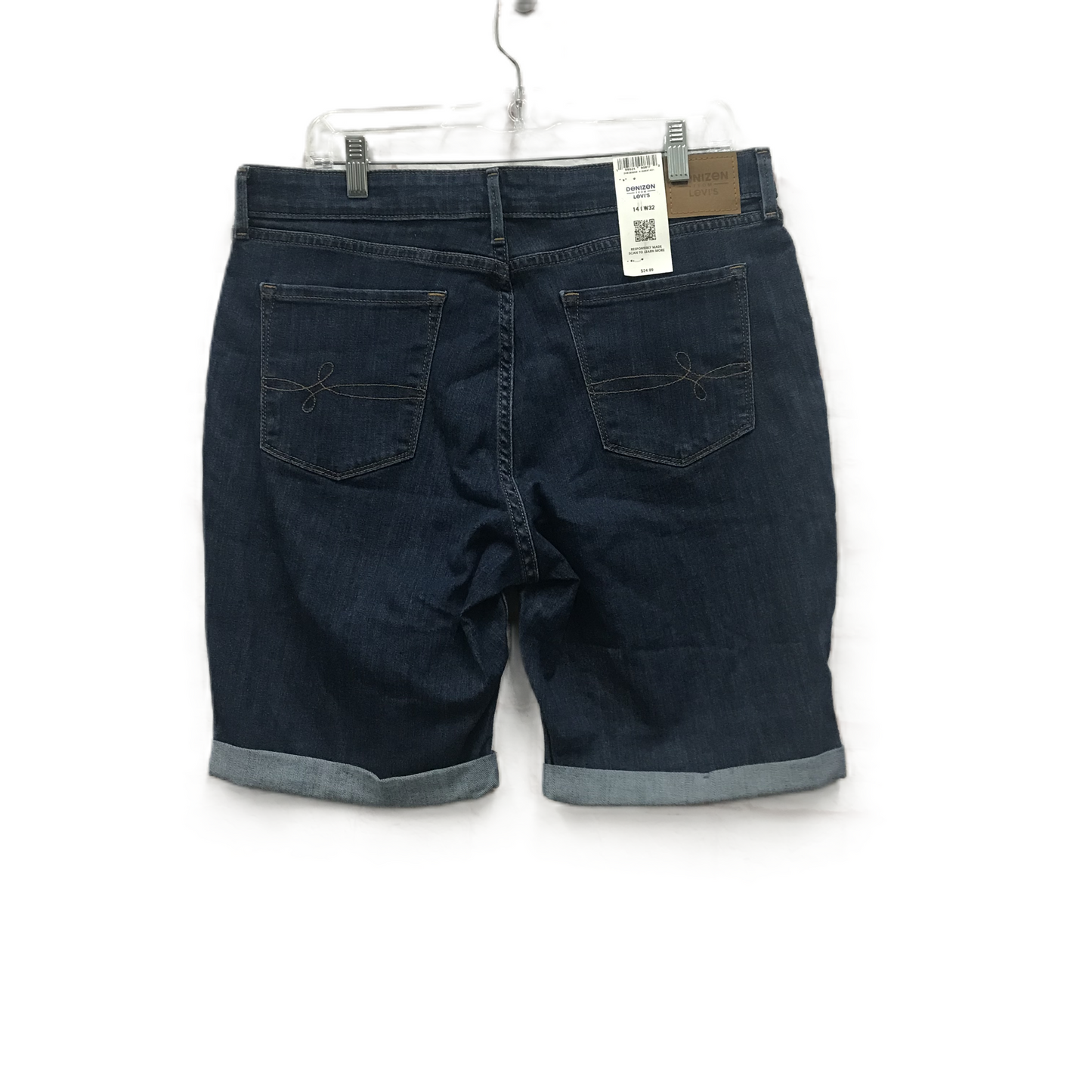 Blue Denim Shorts By Denizen By Levis, Size: 14