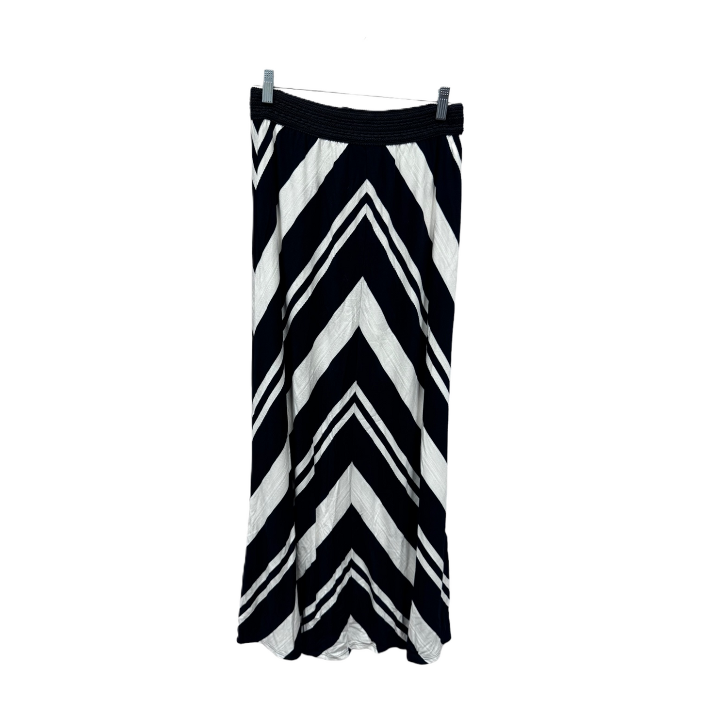 Black & White Skirt Maxi By Chicos, Size: 4