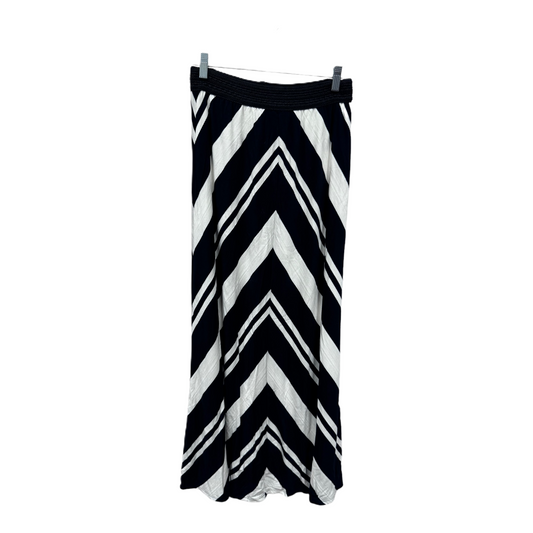 Black & White Skirt Maxi By Chicos, Size: 4