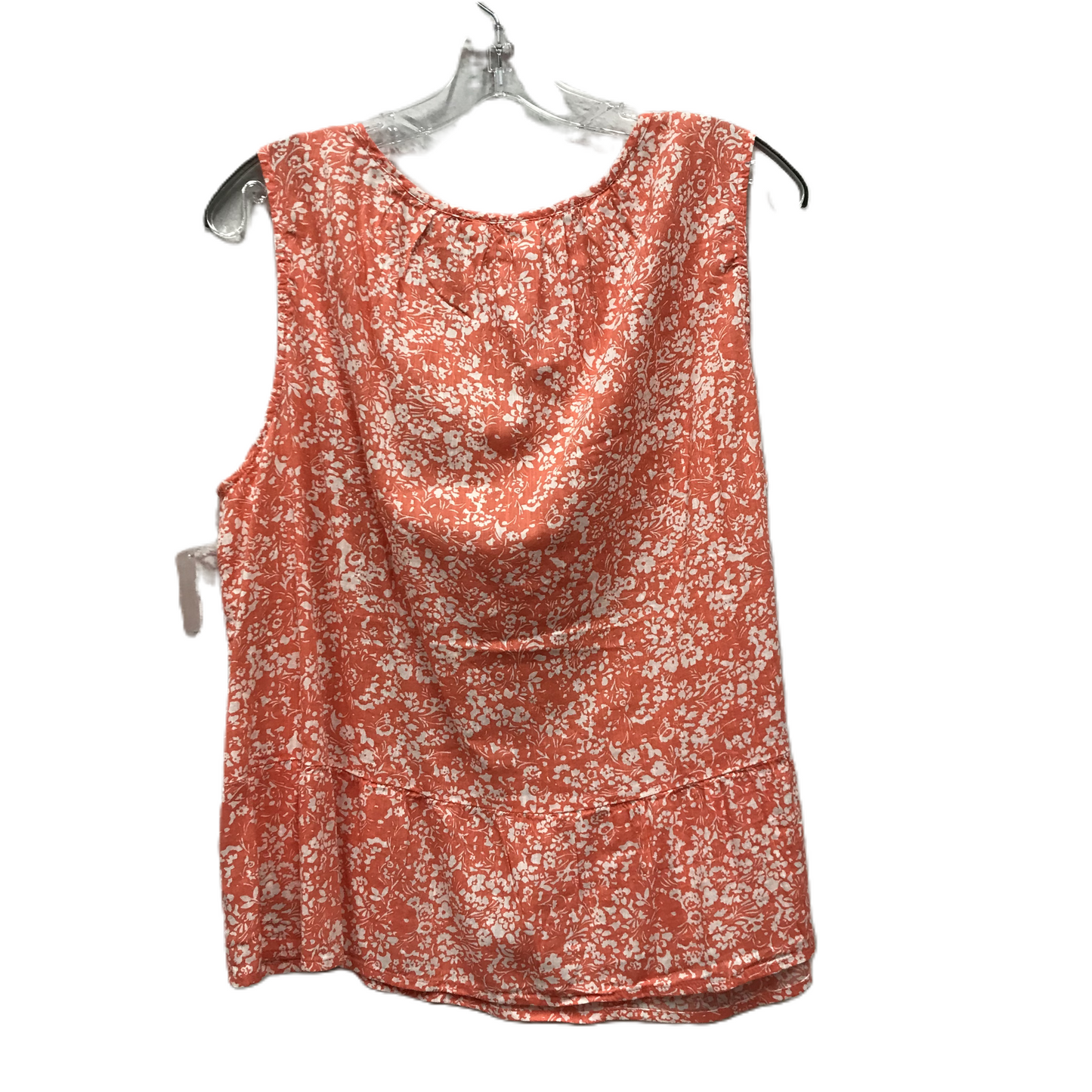 Orange Top Sleeveless By Gap, Size: L