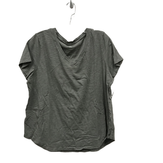 Grey Top Short Sleeve By Old Navy, Size: Xl