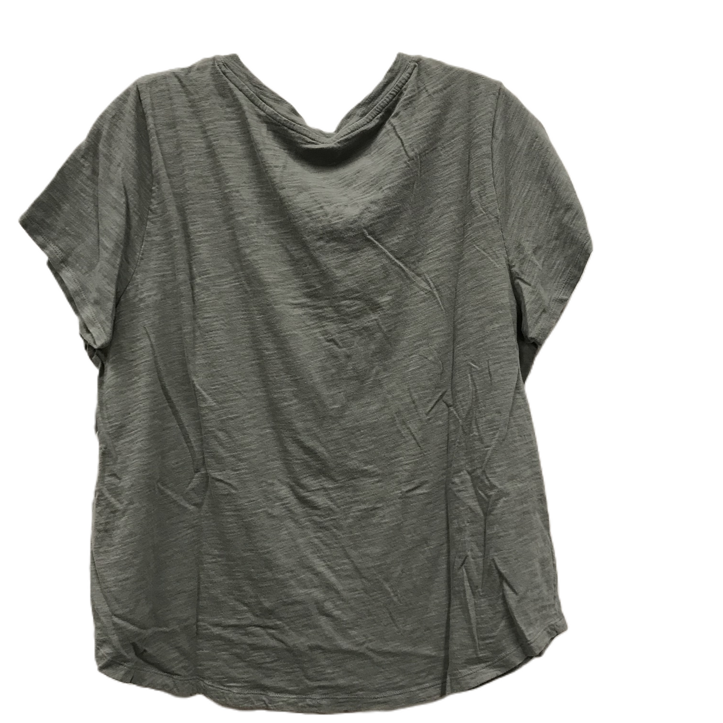 Grey Top Short Sleeve By Old Navy, Size: Xl