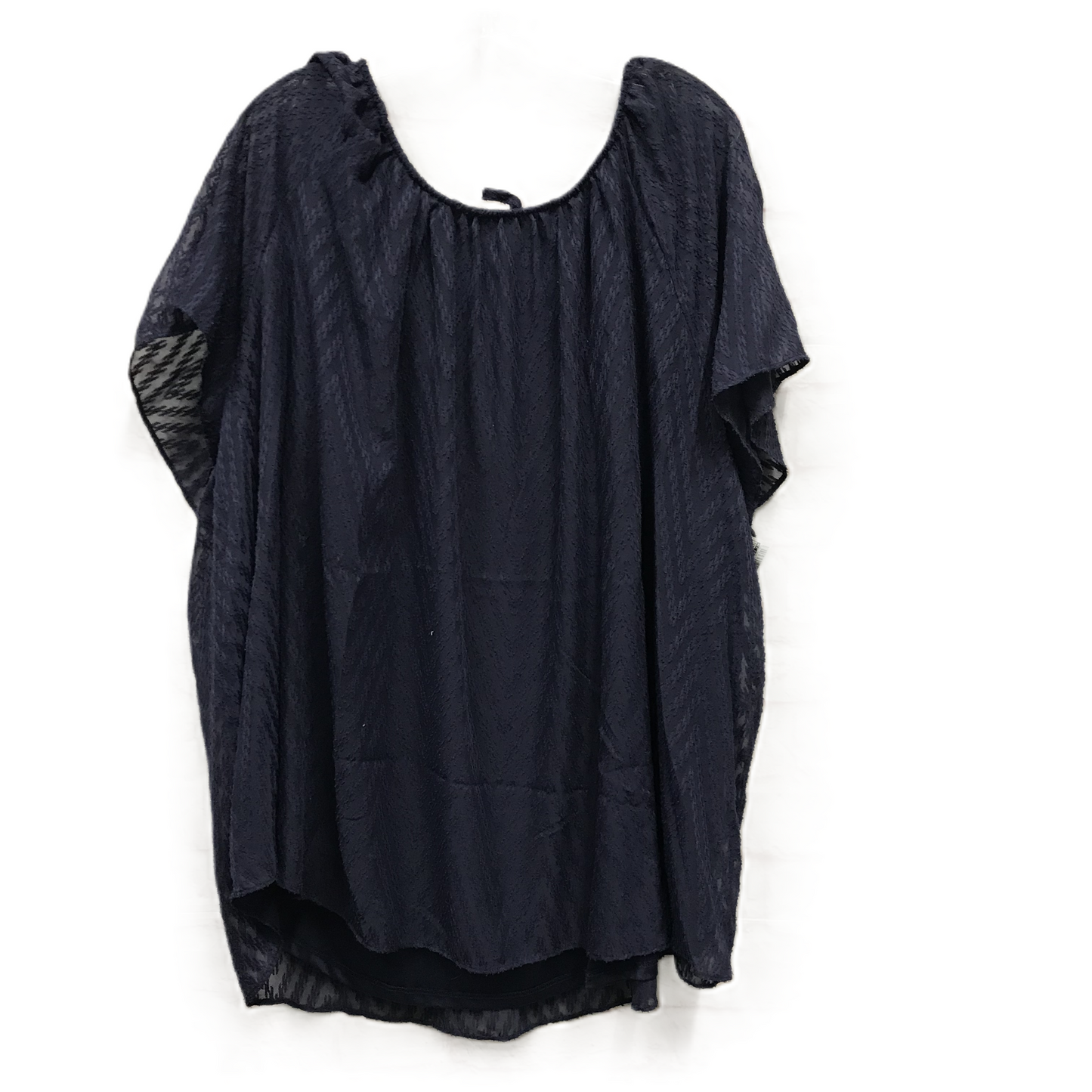Blue Top Short Sleeve By Lc Lauren Conrad, Size: 4x
