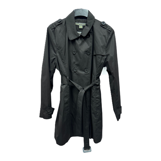 Black Coat Raincoat By Kenneth Cole Reaction, Size: 1x