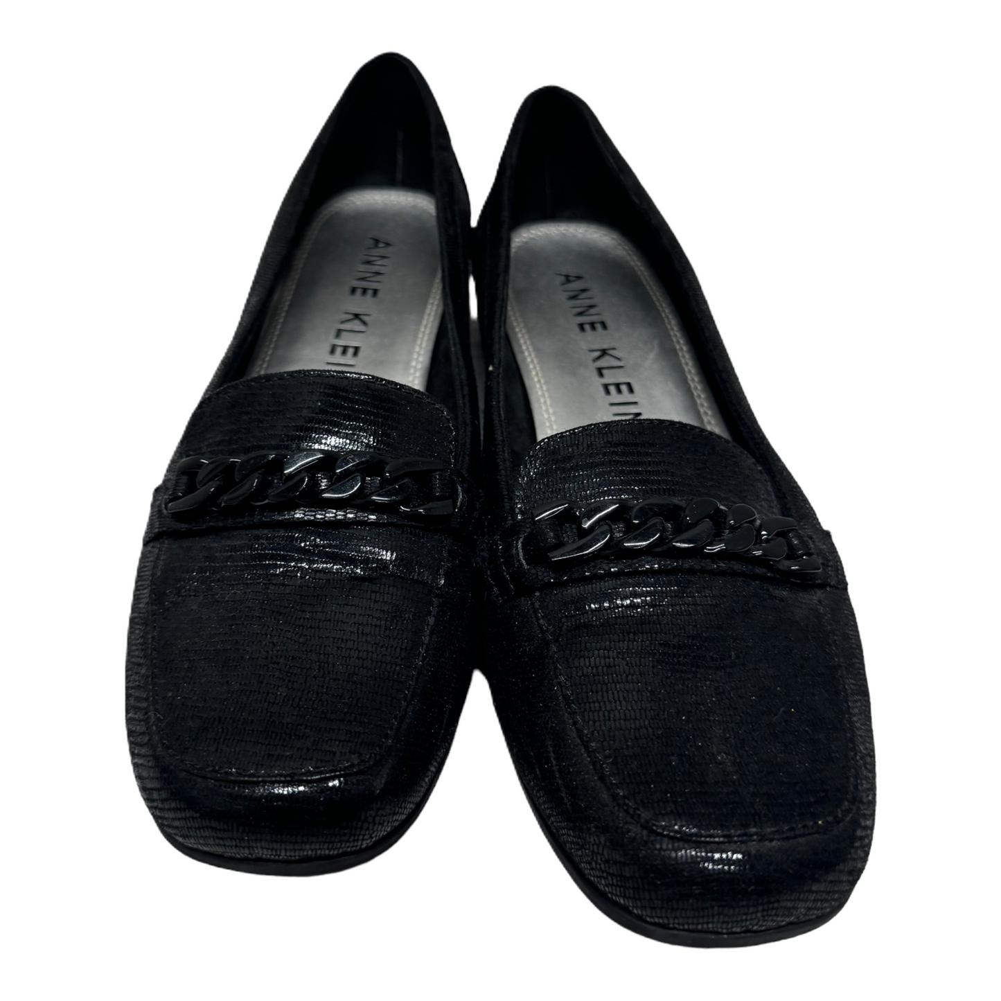 Black Shoes Flats By Anne Klein, Size: 10