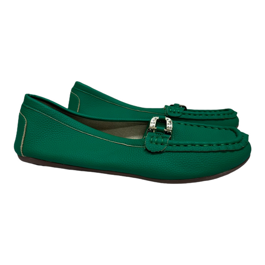 Green Shoes Flats , Size: 11.5