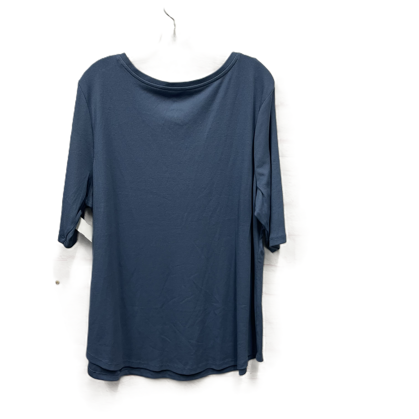 Top Short Sleeve By Sonoma In Blue, Size: 2x