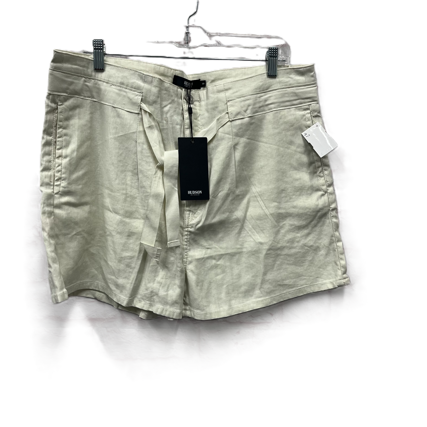 Shorts By Hudson In Ivory, Size: 10