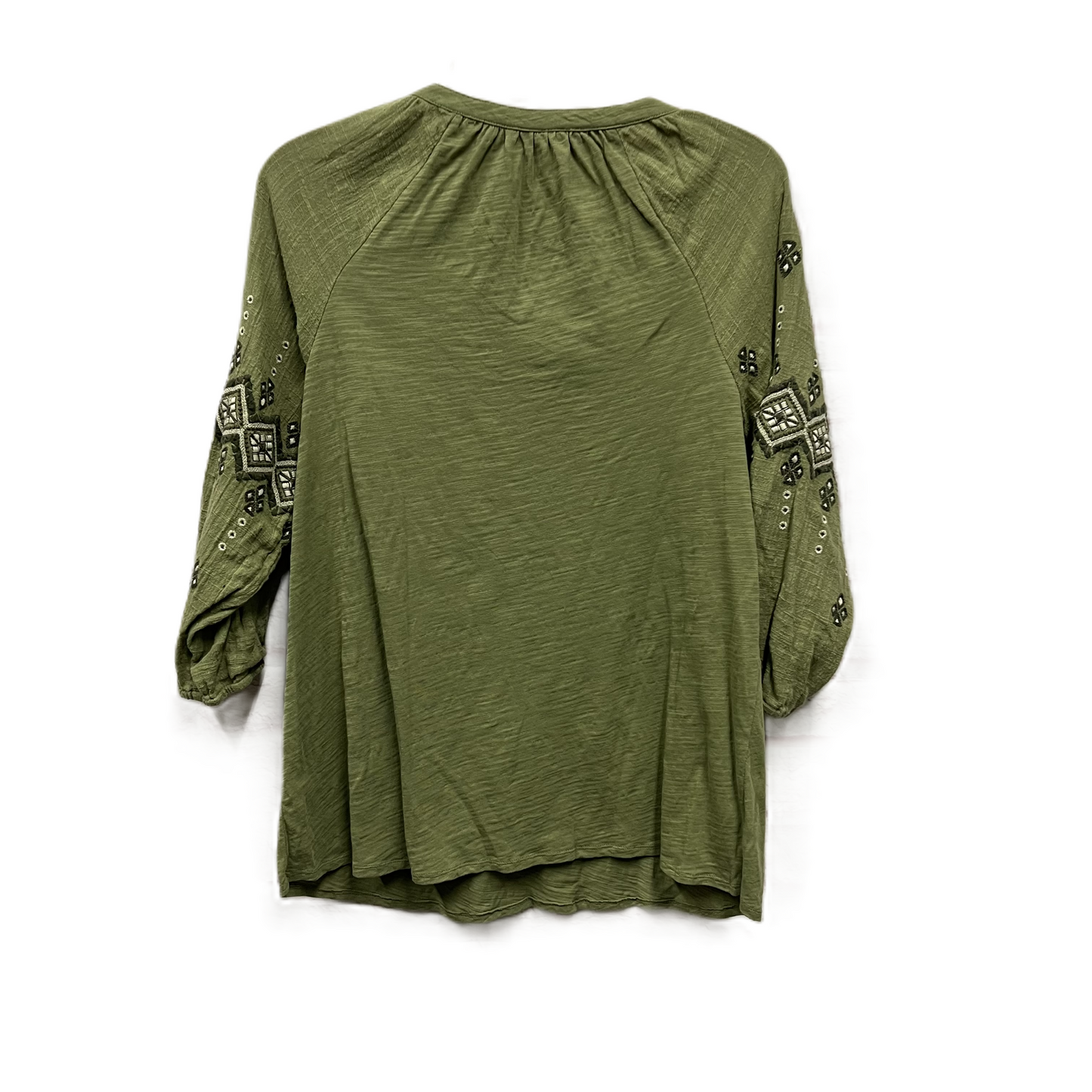 Top Long Sleeve By J. Jill In Green, Size: Xs