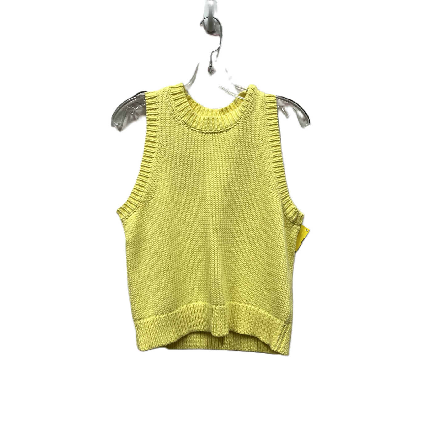 Vest Sweater By Vineyard Vines In Yellow, Size: M