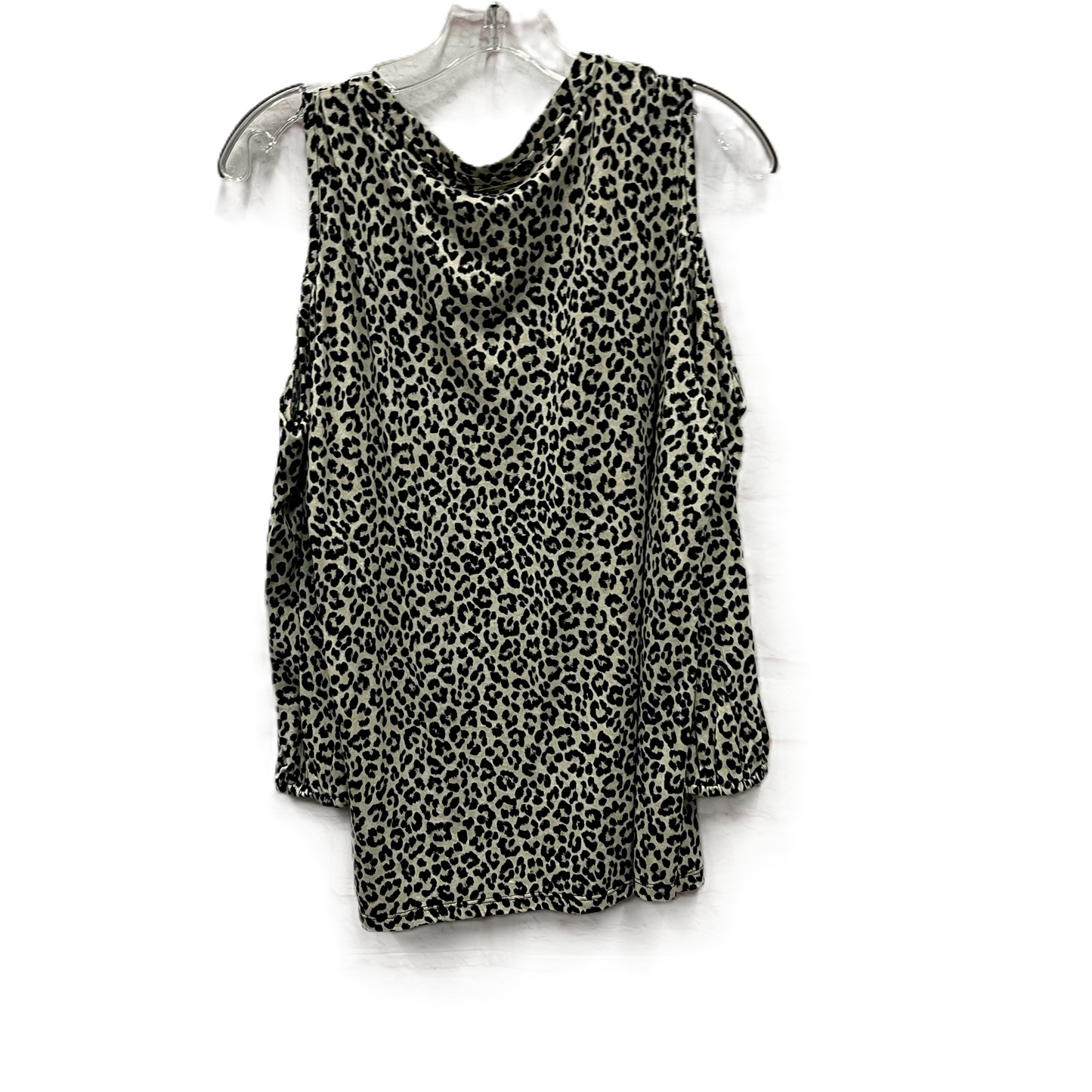 Top Long Sleeve By Michael By Michael Kors In Animal Print, Size: L