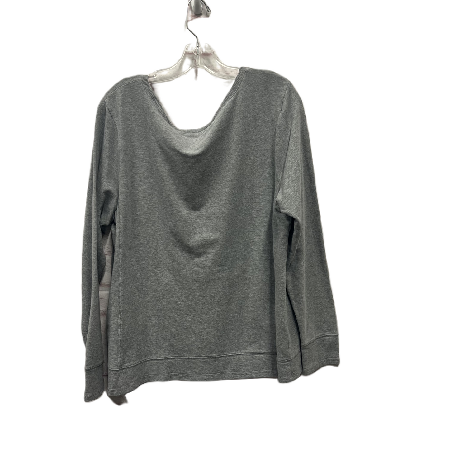 Top Long Sleeve By Philosophy In Grey, Size: Xl