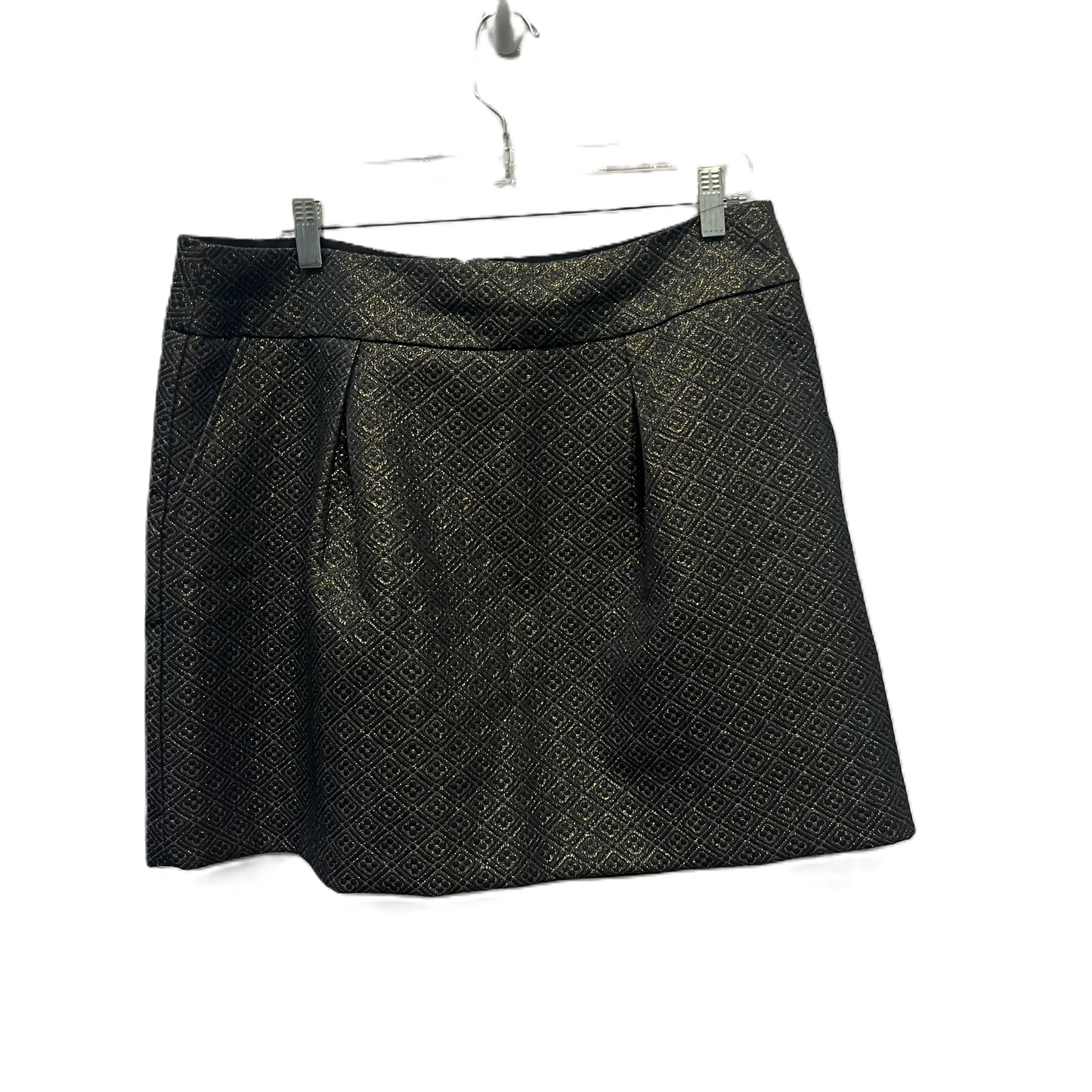 Skirt Mini & Short By Loft In Gold, Size: 14