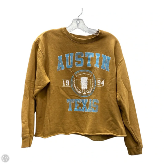 Sweatshirt Crewneck By modish rebel In Brown, Size: L