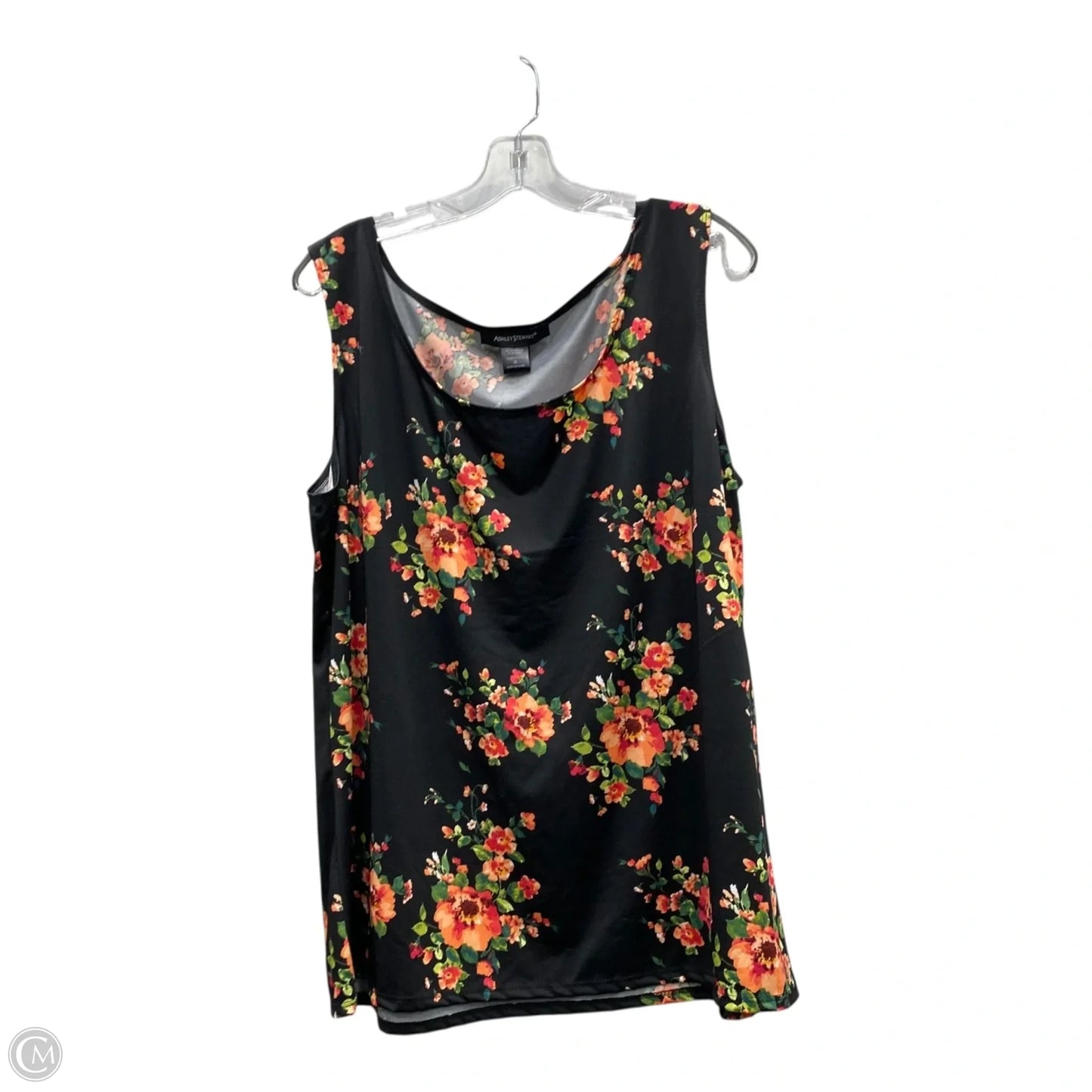 Top Sleeveless By Ashley Stewart In Black, Size: 4x