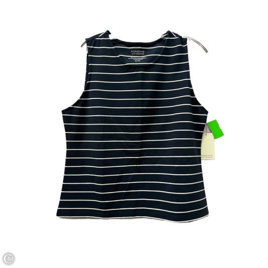 Top Sleeveless By Adrienne Vittadini In Blue, Size: Xl