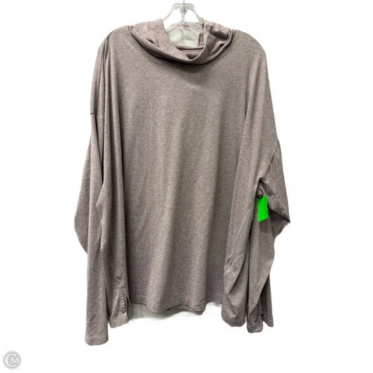 Athletic Top Long Sleeve Hoodie By Athleta In Purple, Size: 3x
