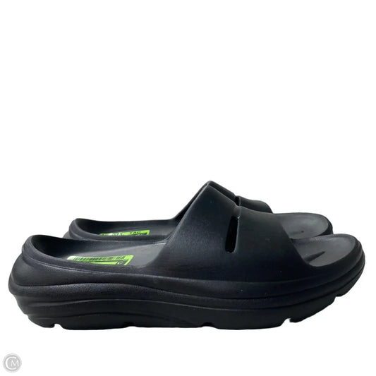 Sandals Flats By All In Motion In Black, Size: 8