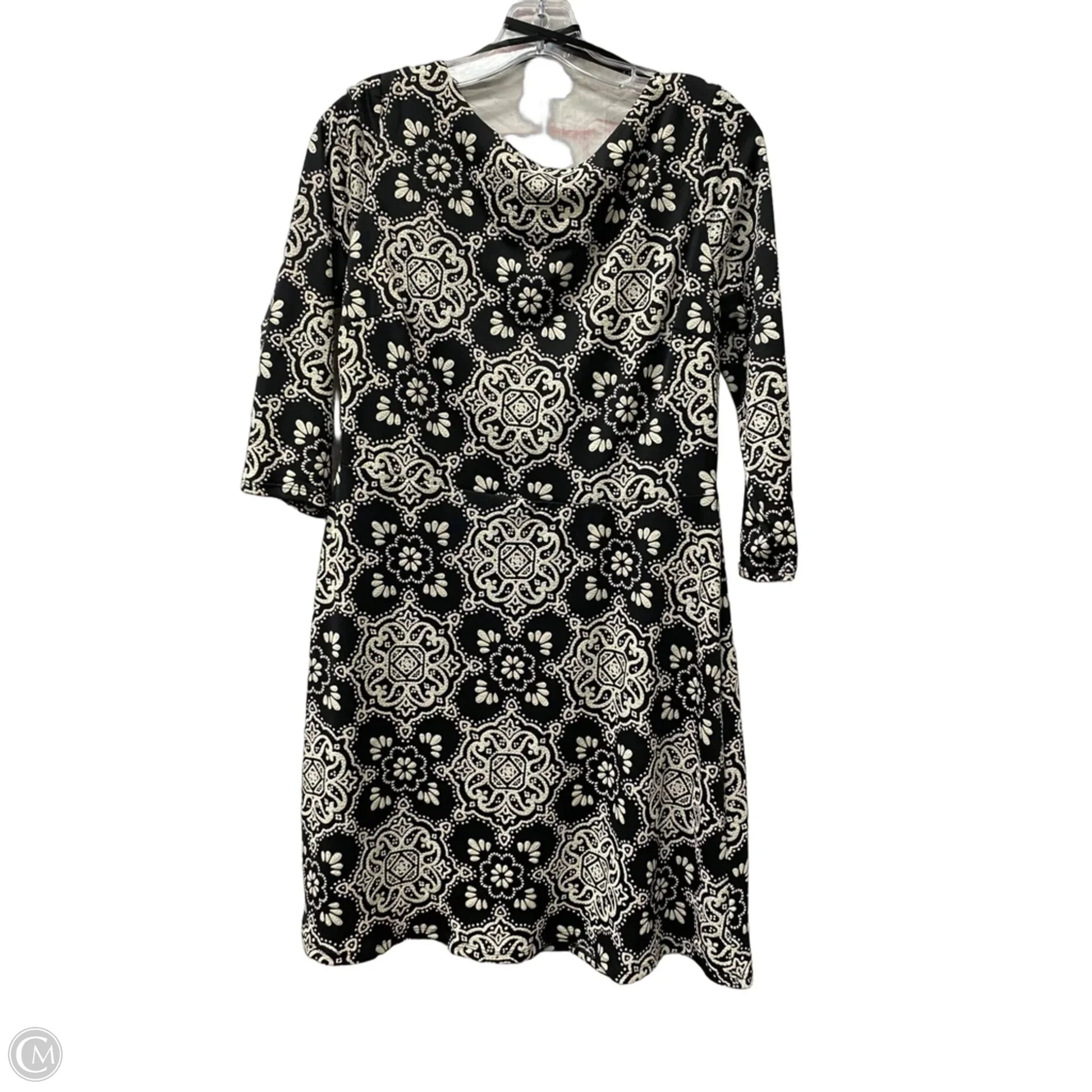 bee darlin black and white dress B. Darlin Dress Fit & Flare Black And White Mesh Back Size 1/2 Back Zipper