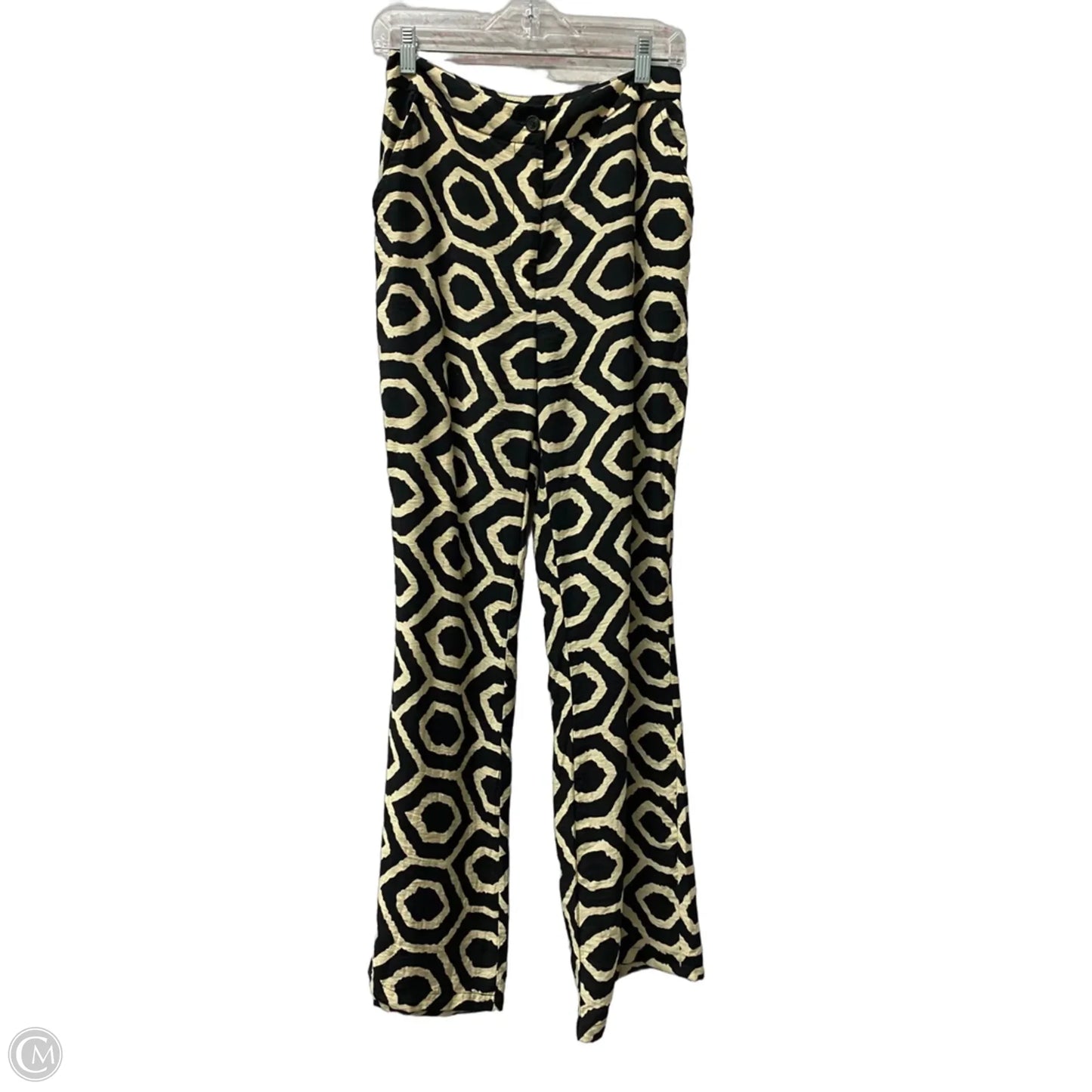 Pants Lounge By Sincerely Jules In Black & Cream, Size: M